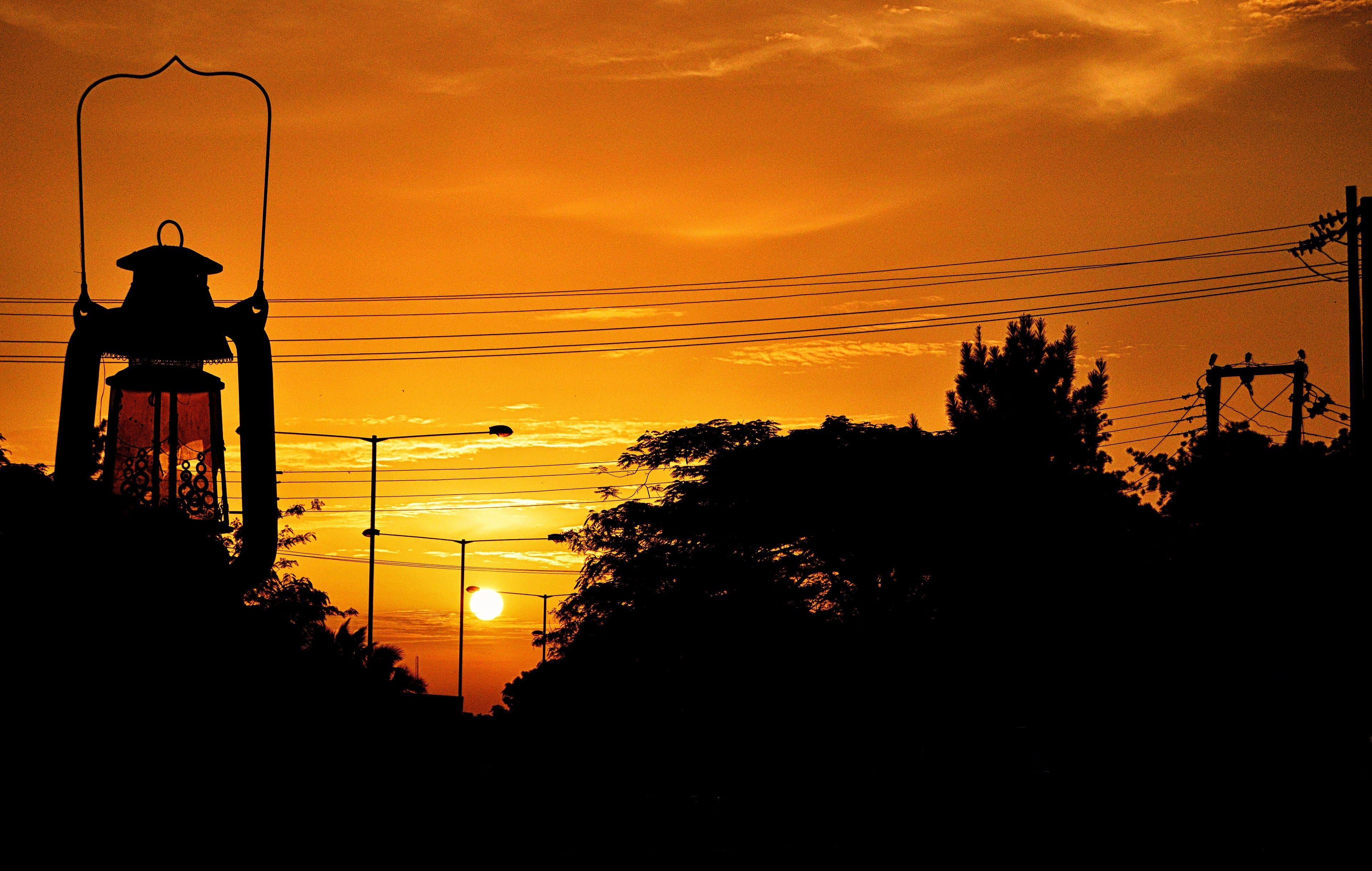 University of Calabar at sunset, Calabar, Nigeria (illustration)