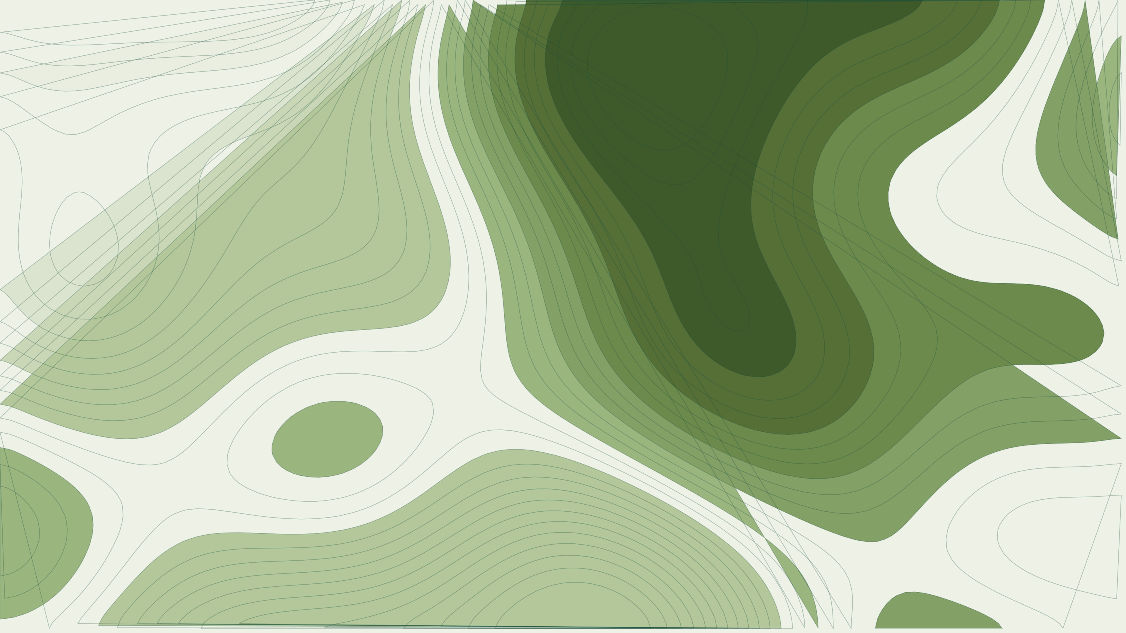 Terrain impression: elevation tints and contour lines