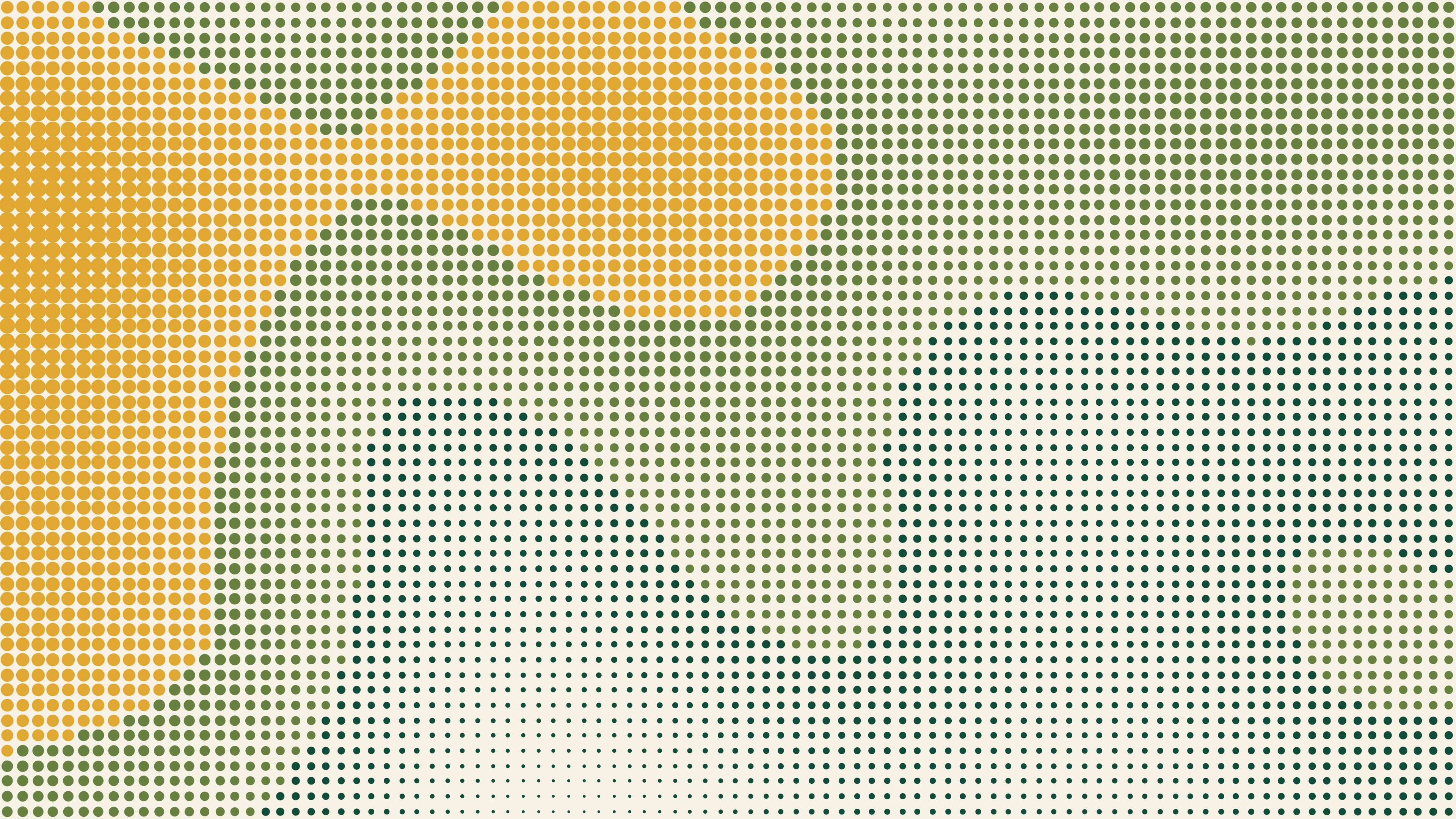 Field impression: a dot field with a gold front