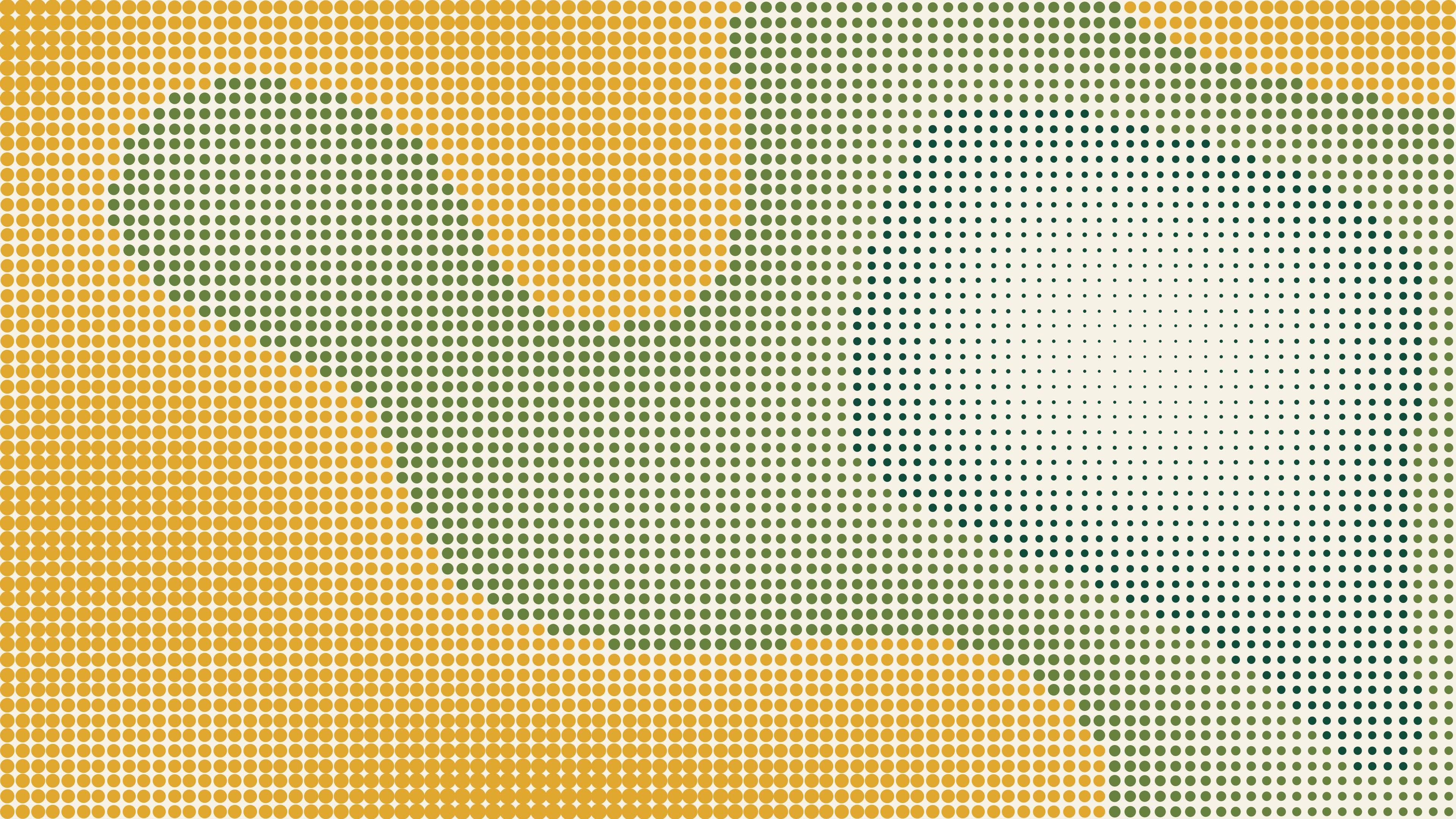 Field impression: a dot field with a gold front