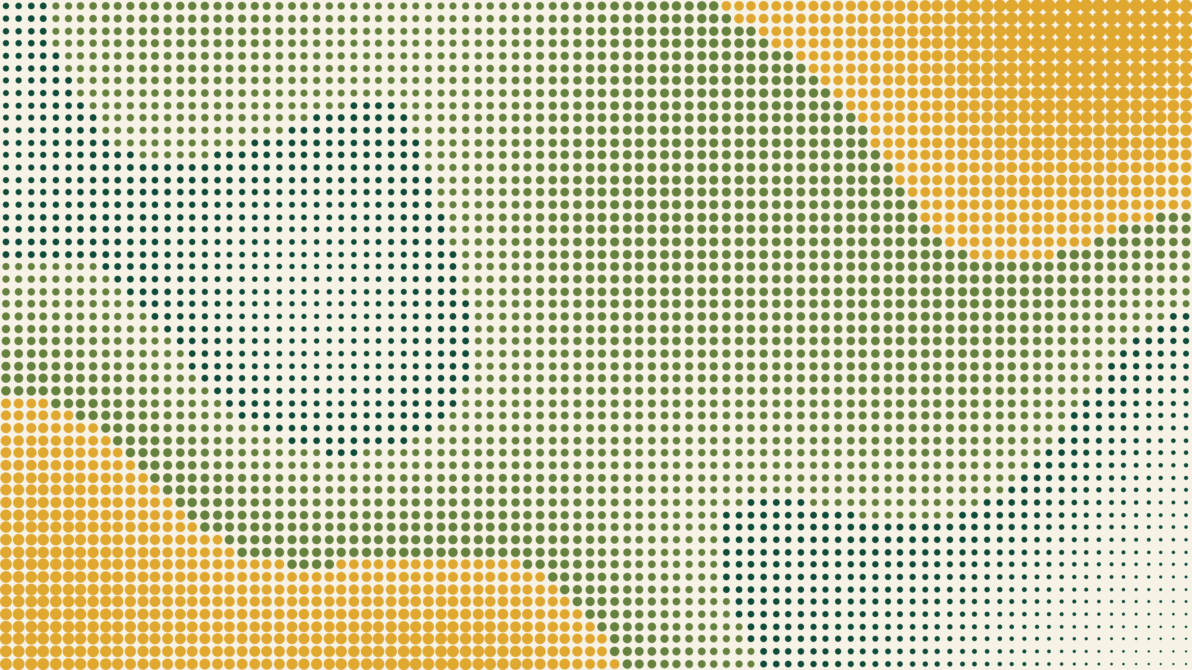 Field impression: a dot field with a gold front